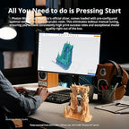 ANYCUBIC 2nd Gen Resin Technology ABS-Like Resin 2.0, 3D Printer Resin with High Toughness, More Precise Details, Low Odor, Wide Compatibility for All LCD Resin 3D Printers (Clear Blue, 1kg)