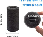 yuntop 6pcs Pre-Filter Sponge, Pre Filter Foam Sponge Roll for Aquarium Fish Tank (6 x 3.5cm /2.4x1.4 inch)