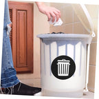 DOITOOL 12pcs Trash Can Recycling Labels Garbage Bin Stickers for Easy Waste Sorting Self-Adhesive Decals for Indoor Outdoor Use