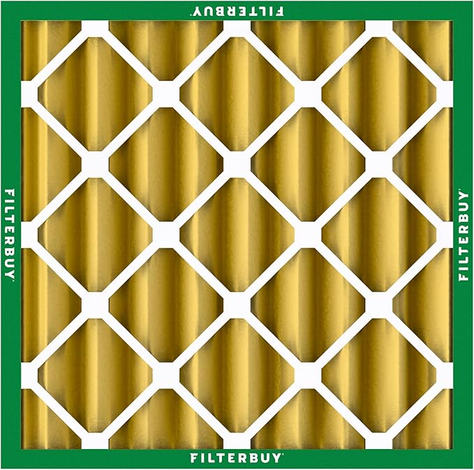 Filterbuy 24x24x4 Air Filter MERV 11 Superior Pet & Allergy Defense (4-Pack), Electrostatic Pleated HVAC AC Furnace Filters Replacement, Made in USA (Actual Size: 23.38 x 23.38 x 3.63)