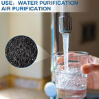 Timgle Bulk Water Air Filter Activated Charcoal Coconut Hull Granular Activated Carbon 10-18 Mesh Water Distiller Charcoal Filters Media for Filtration(20 Lbs)