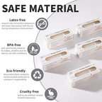200 Counts Thermometer Ear Covers, Ear Thermometer Probe Covers, Lens Filters/Refill Caps for All Braun Ear Themometer Models, BPA Free Digital Disposable Ear Thermometer Covers