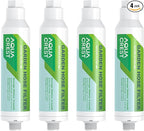 AQUA CREST Garden Hose Water Filter for Plants, Greatly Reduces Chlorine, Odor, Improve Plants Health, Ideal for Organic Gardening, Farming and Pets, Pack of 4