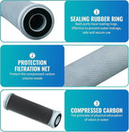 32-Pack Replacement GE GXWH04F Activated Carbon Block Filter - Universal 10 inch Filter for GE HOUSEHOLD PRE-FILTRATION SYSTEM