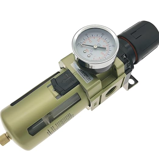 Aluminum Die-casting AW2000-02 AW3000-03 Aw4000-04 AW5000-06/10 Type Air Filter Pneumatic Regulator(AW3000-02)