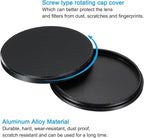 PATIKIL 46mm Lens Cap, Camera Lens Cap Cover Universal Lens Filter Stack Cap Front Metal Protective Case Cover with Cleaning Cloth for Photography Camera Filter