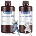 ANYCUBIC ABS-Like Resin Pro 2, 3D Printer Resin with Enhanced Strength and Toughness, High Precision and Minimal Shrinkage, Wide Compatibility for All LCD Resin 3D Printers (Grey+Clear, 2kg)