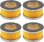 AYLIFU-4PCS Air Compressor Intake Paper Filter Elements Piston Type Air Replacement Filter Element Air Compressor accessories（65 * 41 * 38mm)