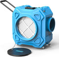Air Scrubber with 3-Stage Filtration, 650CFM HEPA Air Scrubber Negative Air Machine with Lockable 360° Wheels & Auto-Foldable Handle, Portable Heavy Duty Air Cleaner for Home Industrial Commercial Use