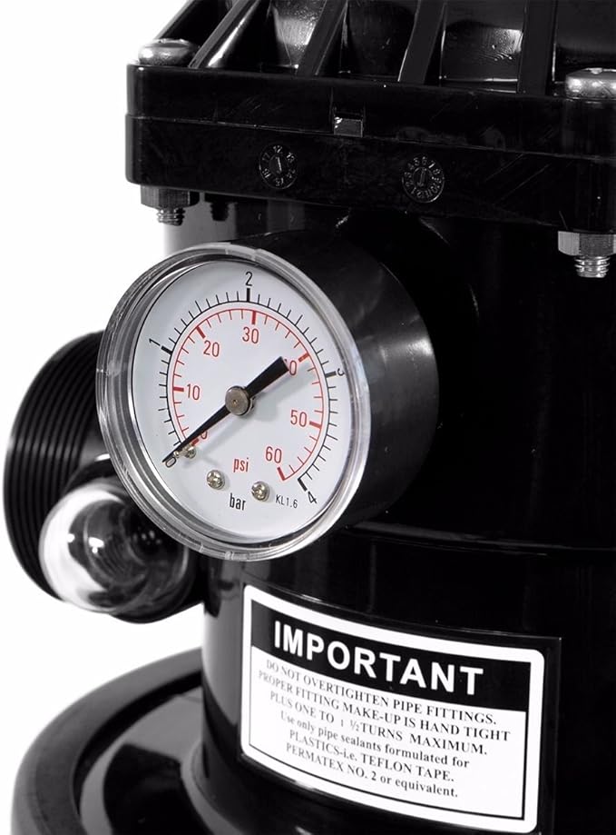 XtremepowerUS 24" Sand Filter Inground Ground Above Ground System Swimming Pool 29,400 Gallons