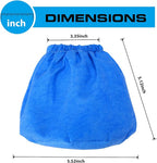 VRC2 Cloth Filter Bag 1.5 to 3.2 Gallon for Armor All AA155 AA255 AA255W AA256 VOM205P 0901 2.5 Gallon Shop VAC Microlined Vacuum & Dust Collector Accessories - 3 Pack