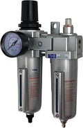 1/2" HEAVY DUTY COMBO PARTICULATE & COALESCING FILTER REGULATOR COMPRESSED AIR WITH AUTOMATIC DRAIN