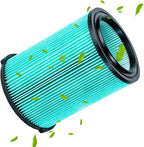 VF6000 5-Layer HEPA Replacement Filter for Ridgid Shop Vac 5-20 Gallon Wet/Dry Vacuums WD5500 WD0671 WD6425 WD7000 WD1280 WD1851 WD1680 WD1956 RV2400A 1400RV RV2600B, for Husky 6-9 Gallon Vacs