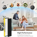 6 Packs FLT4825 H13 True HEPA Replacement Filter B Compatible with AC4300BPTCA, CDAP4500BCA, AC4825, AC4850PT, AC4820, AP2200CA Air Cleaner Purifier