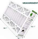 EconoHome 16x25x4 AC Furnace Pleated Air Filter MERV 11 Replacement – Allergen Defense, 4 Pack, Fits Lennox (X6670), Honeywell (FC100A1029) filters. (Actual size: 15.94 x 24.86 x 4.36 Inches)