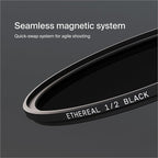 Urth 77mm Magnetic Ethereal Black Mist ½ Diffusion Lens Filter (Plus) — Cinematic Effect, 20-Layer Nano-Coated Light Dispersing Particles