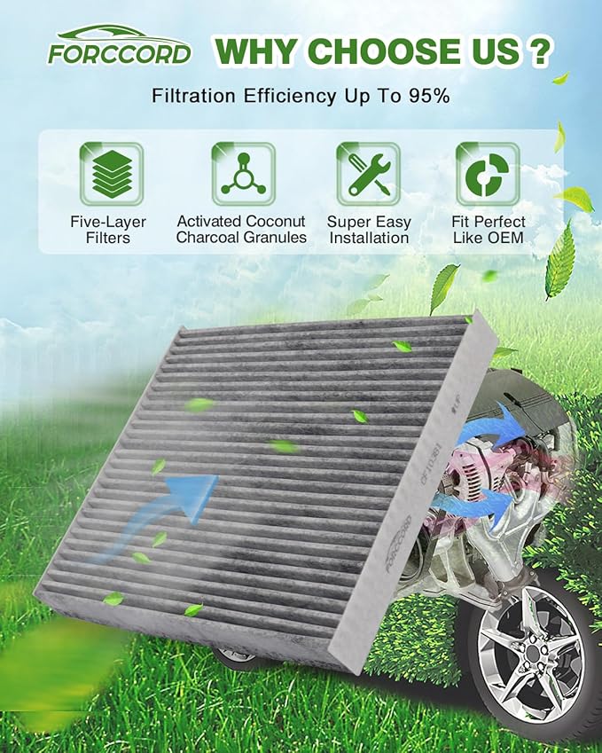 Cabin Air Filter&Engine Air Filter Fit for Nissan Rogue 2026 2025 2024 2023 2022 2021 Air Filter Replacement 272775NA1A 16546-6RA0A Car Accessories