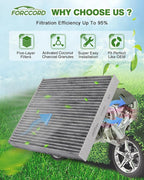 Cabin & Engine Air Filter Fit for Nissan Pathfinder 3.5L 2022-2025 2026, INFINITI QX60 3.5L 2022-2025 2026 Filter Replacement 272775NA1A 16546-6TA0A Car Accessories