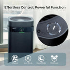 Airdog X5+ Air Purifier for Large Rooms up to 1600 Ft², Smart App Control, Built-In Air Quality Monitor, Washable Filter, TPA Technology 20X More Effective Than HEPA,Black