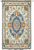 Sheer Curtains 84 Inches Long, Southwest Farmhouse Semi Sheer Curtains Light Filtering Window Treatment, Orange Blue Desert Bohemian Privacy Voile Drapes for Living Room Bedroom 52x84 Inch