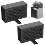 2 Pack Activated Carbon Air Filter Cartridge for Bamboo Lab X1/X1C/P1P/P1S 3D Printer, Replacement Carbon Filters for VOCs PM2.5 Odors, Black