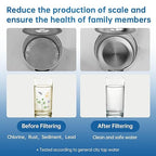 Water Filter for Sink Faucet,4-in-1 Faucet Water Filter with Filtration/Raw/Booster/Cleaning Mode, NSF42 Remove Chlorine & Odors,35”Hose and 360° Cleaning,Fits 95% of Kitchen Faucets,1*Filter, LJ209