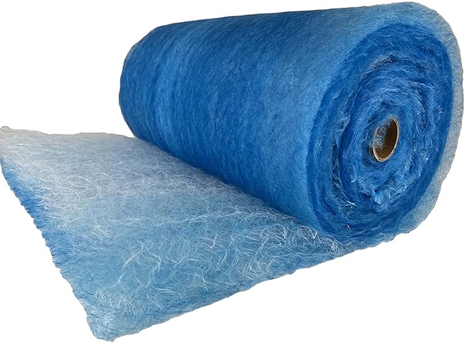 wioboy Paint Booth Exhaust Filter Roll, (48" x 100ft) 18 Gram Heavy Duty Fiberglass Paint Arrestor for Spray Booth