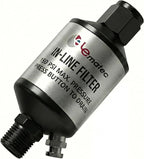 LE LEMATEC Air Compressor Water Separator - 1/4" NPT Inline Filter & Air Line Water Separator for Air Compressor, Moisture Trap Paint Gun Filter for Pneumatic Tools & Plasma Cutters, AI303