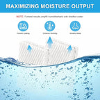 4Pcs WF813 Humidifier Filters Replacement Wick Filter Compatible with Equate EQWF813 EQ-2119-UL Relion RCM-832 RCM-832N ProCare PCWF813 PCCM-832N Protec WF813 Cool Mist Humidifier