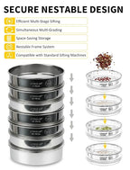 All 304 Stainless Steel 120 Mesh Test Sieve (0.125mm Aperture), 8 Inch/20cm Diameter,Lab Sifter & Filter, Fine Wire Strainer for Geological Soil, Sand & Powder Separation
