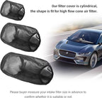 Cold Air Intake Filter Cover,Thickened Dustproof Air Filter Cover Provides Comprehensive Protection,Universal Car Accessries Air Filter Sock Fit for High Flow Cone Air Filter (Large)