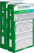 Filterbuy 17x26x4 Air Filter MERV 8 Essential Dust & Allergy Defense (2-Pack), Electrostatic Pleated HVAC AC Furnace Filters Replacement for Lennox (Actual Size: 16.56 x 25.94 x 4.13)