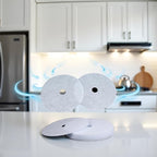 4 Pcs White Universal Cloth Dryer Exhaust Filter, for Chef Dryer Parts and Accessories 9 x 13 inches (227 x 33 mm)