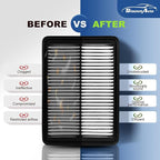 Engine & Cabin Air Filter for 2019-2025 2026 Mazda 3, 2019-2025 2026 CX-30, 2023-2026 CX-50 (Not For Hybrid) Replacement BDTS61J6X PAH9-13-3A0A Automotive Accessories-2 Pack