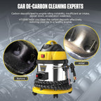 HTS558 Walnut Blaster Machine, Valve Carbon Deposits Cleaner for Automotive Engine Intake & Valvetronic System, 110V/220V Walnut Blasting Cleaning Machine,Walnut Shell Sand Blasting Cleaner Tool