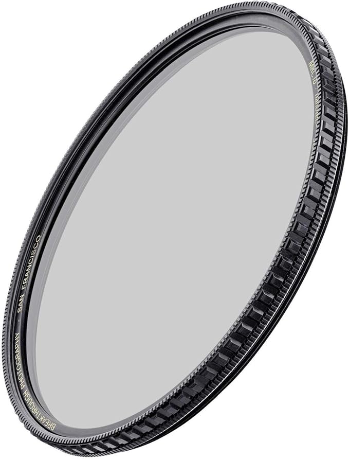 Breakthrough Filters 6 Stops 55mm Dark CPL Combination Circular Polarizer and Neutral Density Filter As One Filter