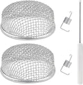 RV flying insect screen fit for RV furnace vent screen, RV water heater vent cover, 2.8 inch stainless steel mesh RV camper accessories,insects stainless steel mesh with installation tool, 1 Pack
