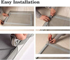 KISKIS 304 Stainless Steel Woven Wire Mesh, Wire Mesh Window Screen Mesh, Prevent Mouse Mice Snakes Hornets Rodents Entering,Easy to Cut and Install,60X300CM24X118INCH