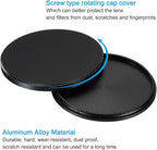 PATIKIL 58mm Lens Cap, Camera Lens Cap Cover Universal Front Metal Lens Filter Stacks Cap Protective Case for 58mm Camera Circular Polarizing Fader ND Filter, Black