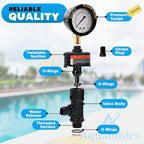 Air Relief Valve – Pressure Relief Valve 98209803 Replacement for FNS, FNS Plus, SMBW 2000 Series and 4000 Series, Clean and Clear – Pool Filter Valve for Pressure Release