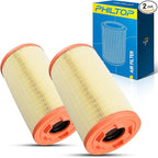 PHILTOP Engine Air Filter, CA11950 2PCS Compatible with Ram ProMaster 1500/2500/3500 2014-2022 V6 3.6L, Engine Protection