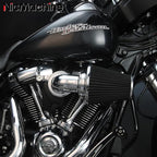 Big Sucker cone Air filter intake for harley air Cleaner Sportster Softail fatboy heritage dyna touring street road king Glide (Nake - Chromed, TypeB: Touring 01-07, Softail Dyna 99-15)