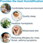 HQRP 3-Pack Filter Compatible with Walgreens 890-WGN 890WGN LEV320 HF212-UL Cool Mist Humidifiers, W889-WGN Replacement, with Blue Layer