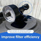 154689 Air Bleeder Assembly Tee Assembly Compatible with Pentair Triton II Pool & Spa Filters TR140, TR50, TR60, TR100 Replace for S7S50, S8S70 Pool Filter Air Bleeder Valve