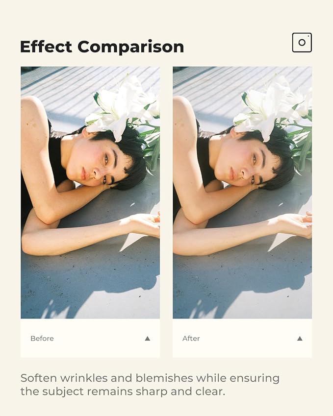 K&F CONCEPT 62mm Black Diffusion 1/8 Filter, Mist Dreamy Cinematic Effect Filter for Video/Vlog/Portrait Photography K-Series