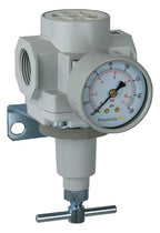 PneumaticPlus SAR Series T-Handle Compressed Air Pressure Regulator (1" NPT)