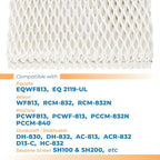 ANTOBLE 4 Pack WF813 Humidifier Filter Replacement for ReliOn RCM-832 RCM-832N, ProCare PCWF813 PCWF-813 PCCM-840 PCCM-832N, Equate EQWF813 EQ 2119-UL Cool Mist Humidifier Filters