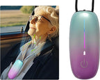 Portable Air Purifier, Vedawind Personal Air Purifier Necklace,Mini Size, High Gear Negative Ions Generator,Wearable for Travel, Airplane, Office, Outdoor, Home Rainbow