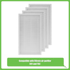 F1 Filter Allergen Reduction, Replacement Filter Compatible with Filtrete C01 T02 Room Air Purifier FAP-C01-F1 and FAP-T02-F1,4 Pack