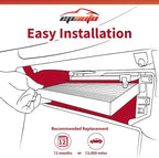EPAuto CP743 (CF10743) Cabin Air Filter, Replacement for Infiniti Q50, Q45, Q60, QX80, EX35, FX35, G37, Nissan GT-R, Armada, Titan, Chrysler Town Country, Dodge Grand Caravan, VW Routan Fits 2002-2025
